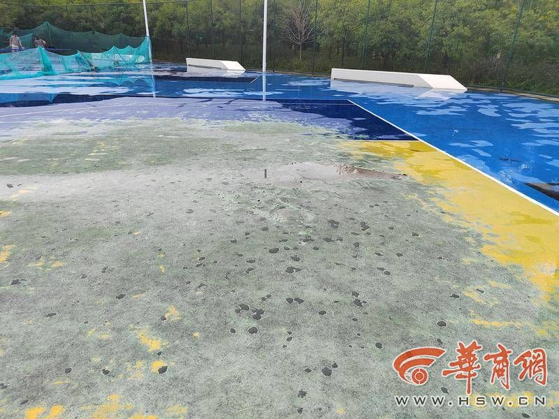 为民办实事丨雁南公园一块篮球场塑胶损坏存隐患 回答：尽疾維修